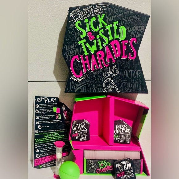 Wonder Forge Other - Sick and Twisted Charades Adult 18+ Party Game